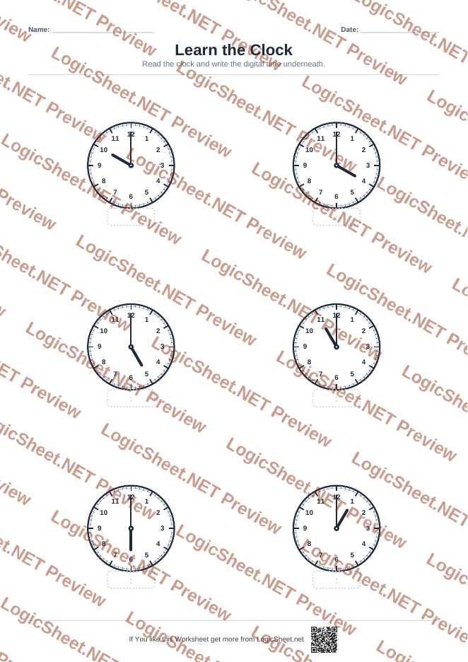 Learn the Clock — Tell Time