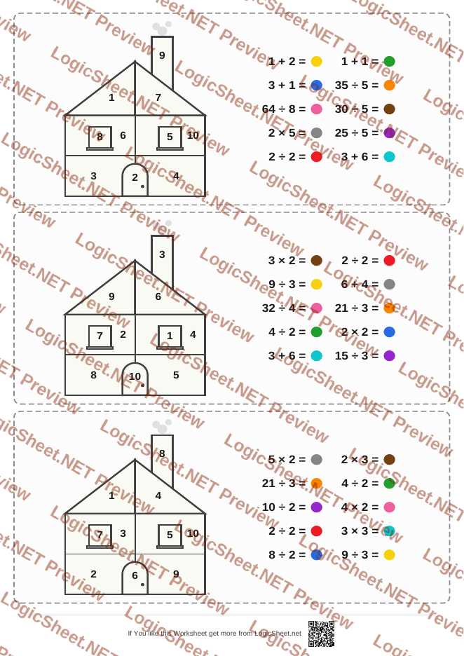 Math Shapes — House