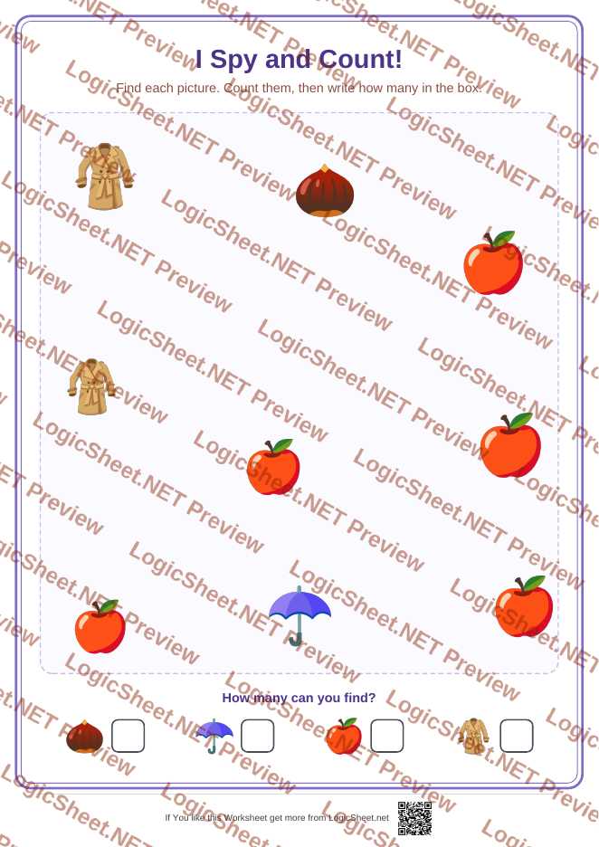 I Spy & Count — Autumn
