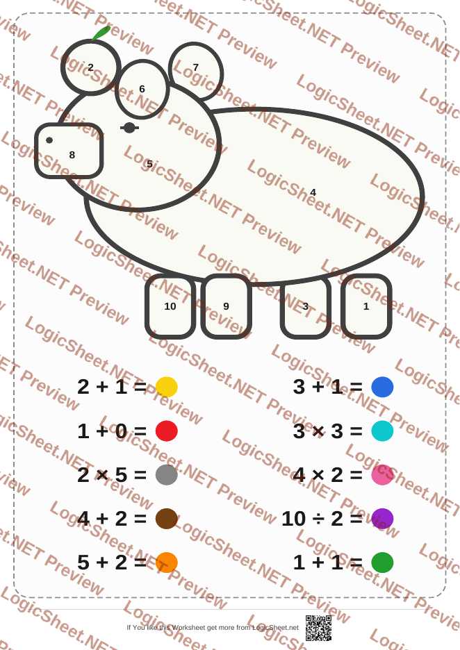Math Shapes — Capybara