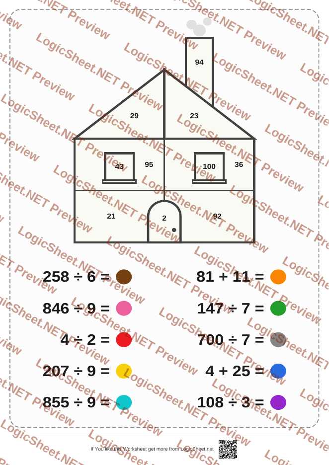 Math Shapes — House