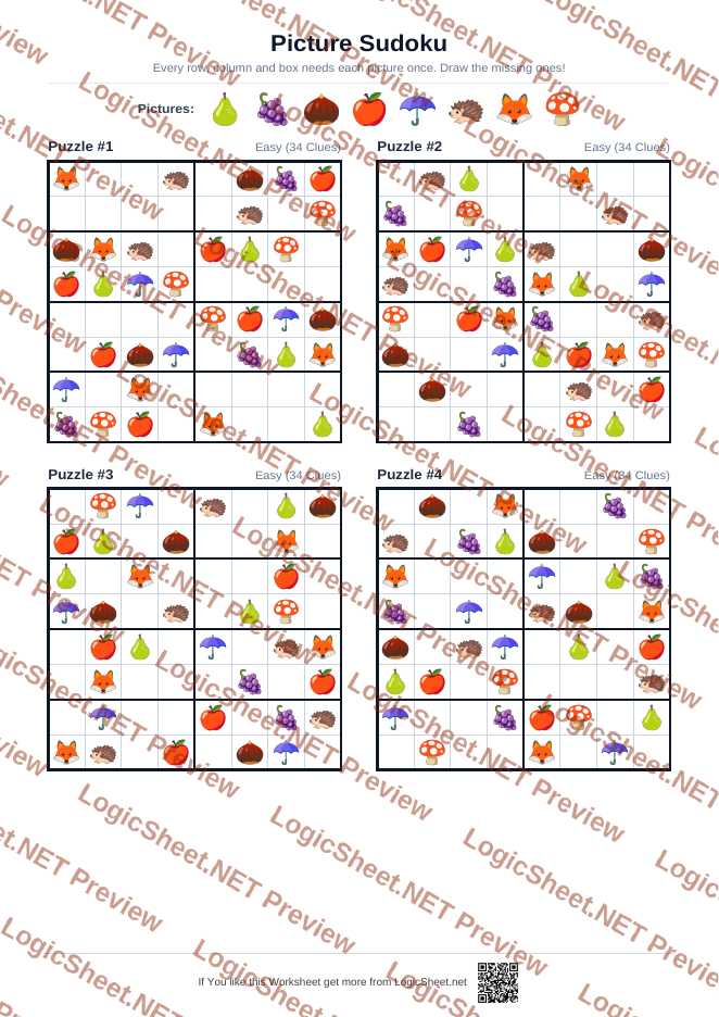 Sudoku Puzzles — Autumn