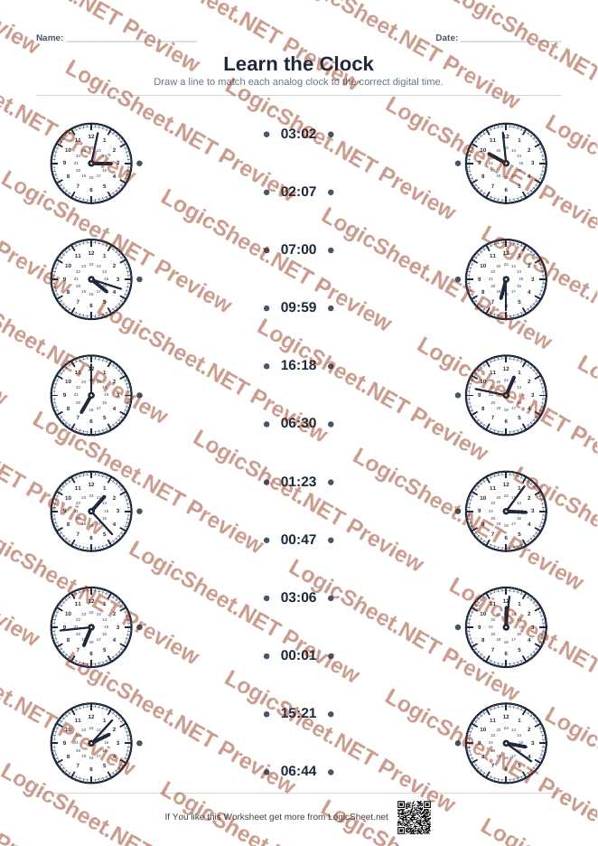 Learn the Clock — Matching